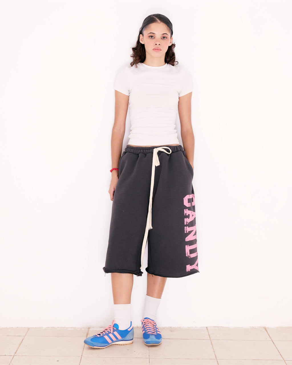GREY JAWBREAKER BAGGY SHORTS
